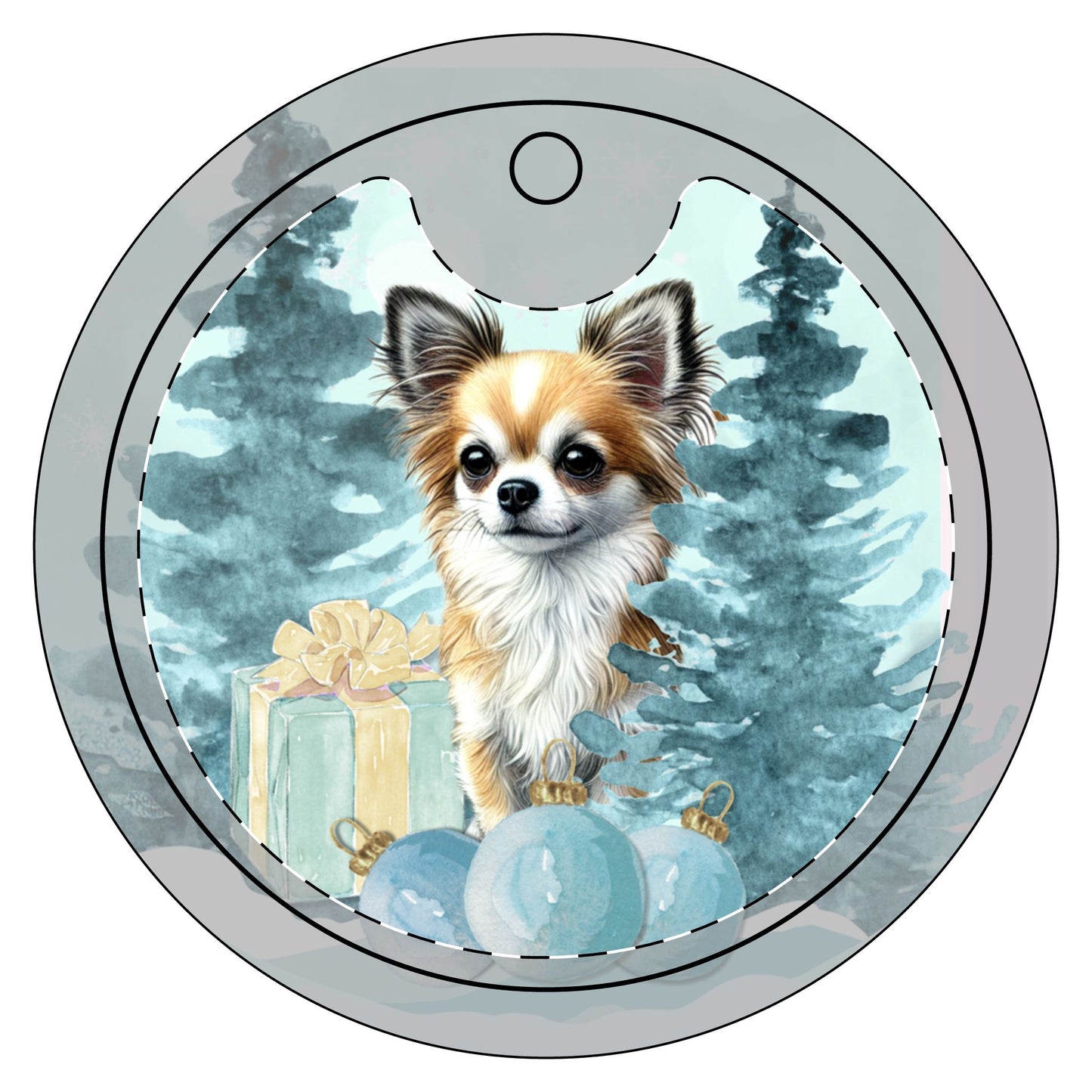 Personalized Pet Ornament Gift Pet Owner Custom Christmas Ornament Cute Dog Gift for Her Dog Lover Customized Holiday Decor Pet Memorial