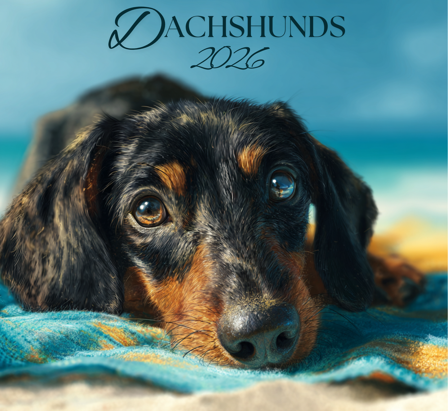 Dachshund Wall Calendar- doxie mom gift, dachshund calendar, dog mom calendar, gifts for dog mom, weiner dog calendar