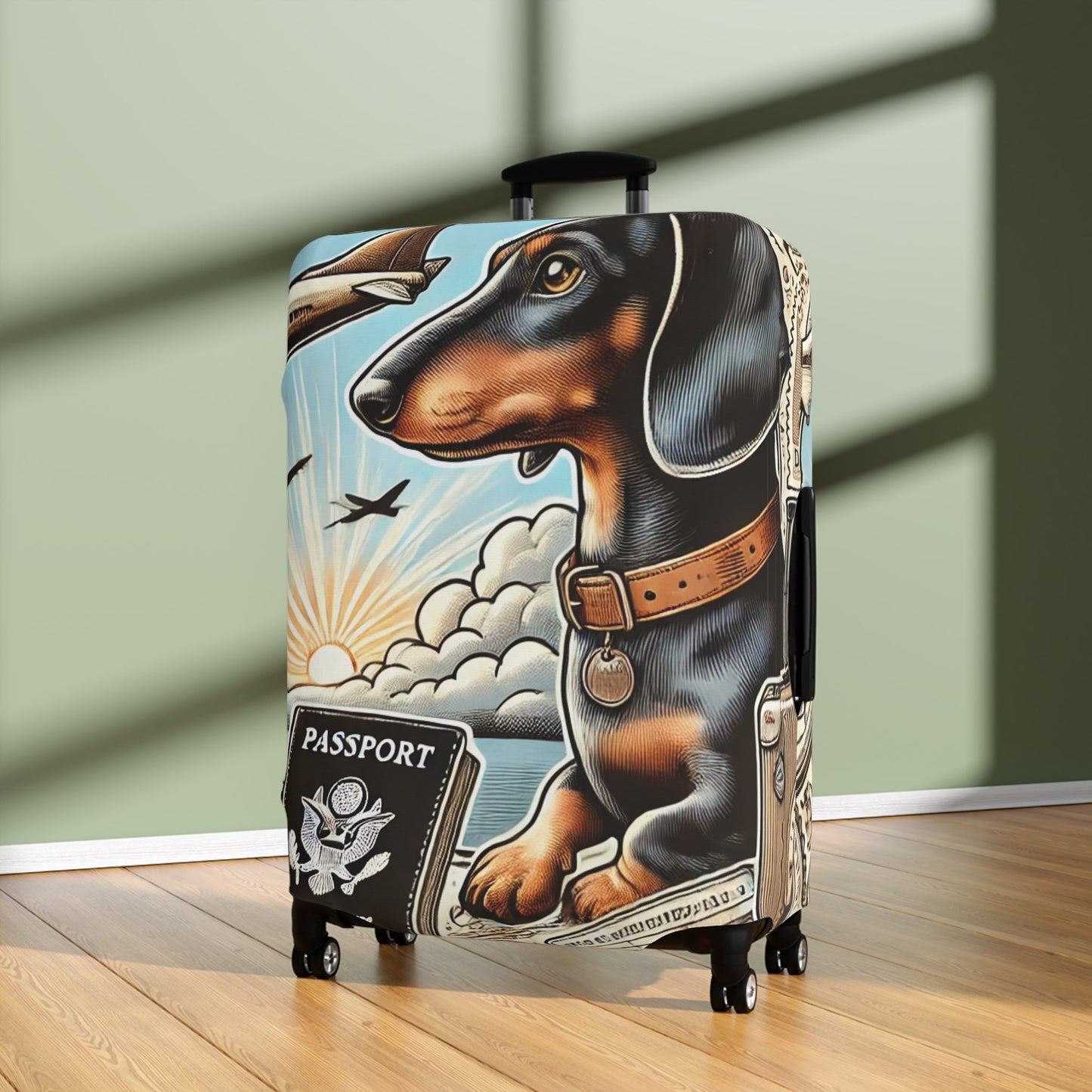 Dachshund Luggage Cover