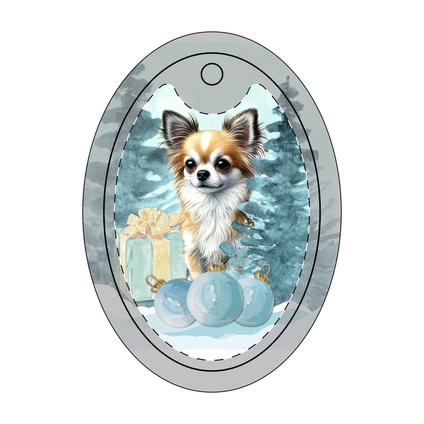 Personalized Pet Ornament Gift Pet Owner Custom Christmas Ornament Cute Dog Gift for Her Dog Lover Customized Holiday Decor Pet Memorial