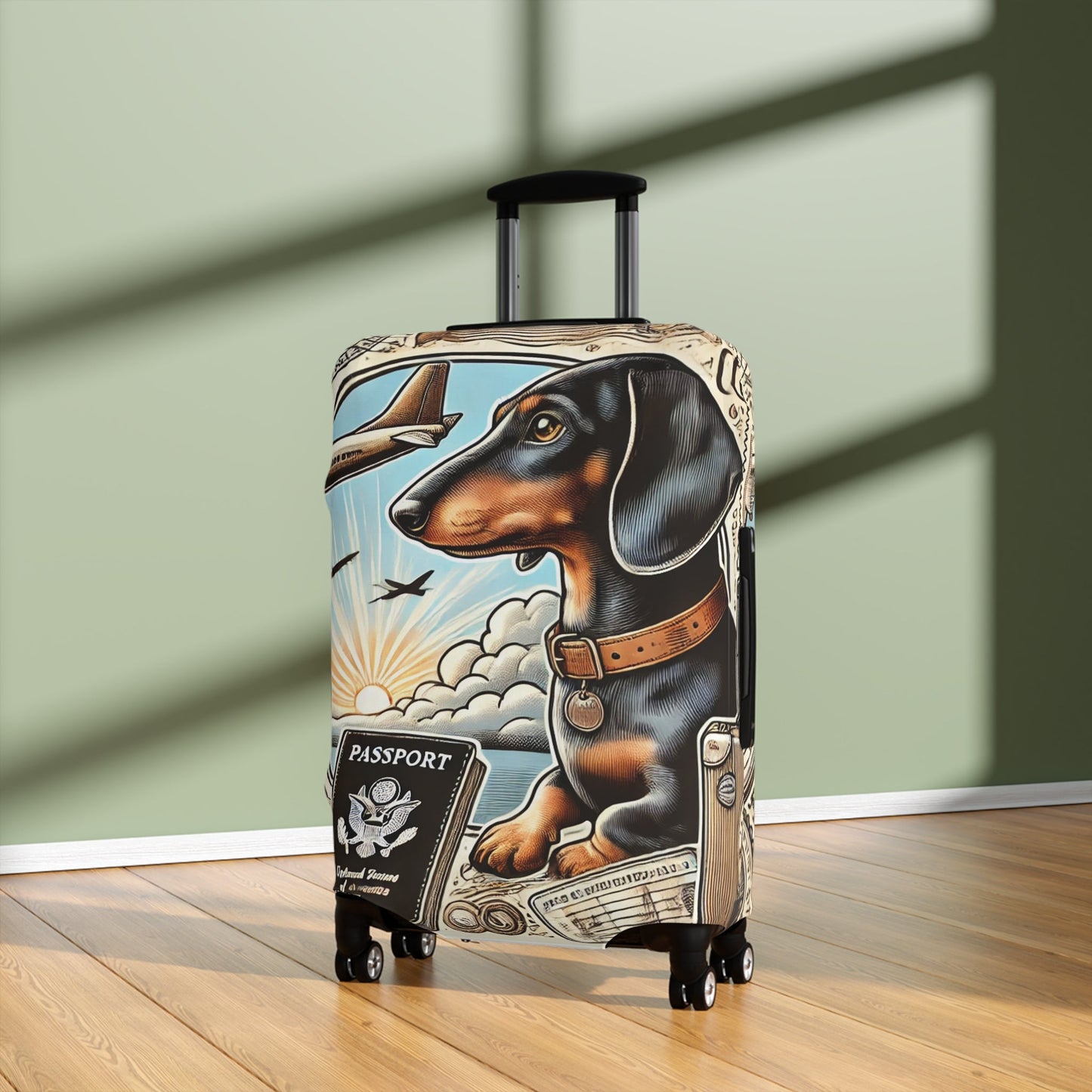 Dachshund Luggage Cover