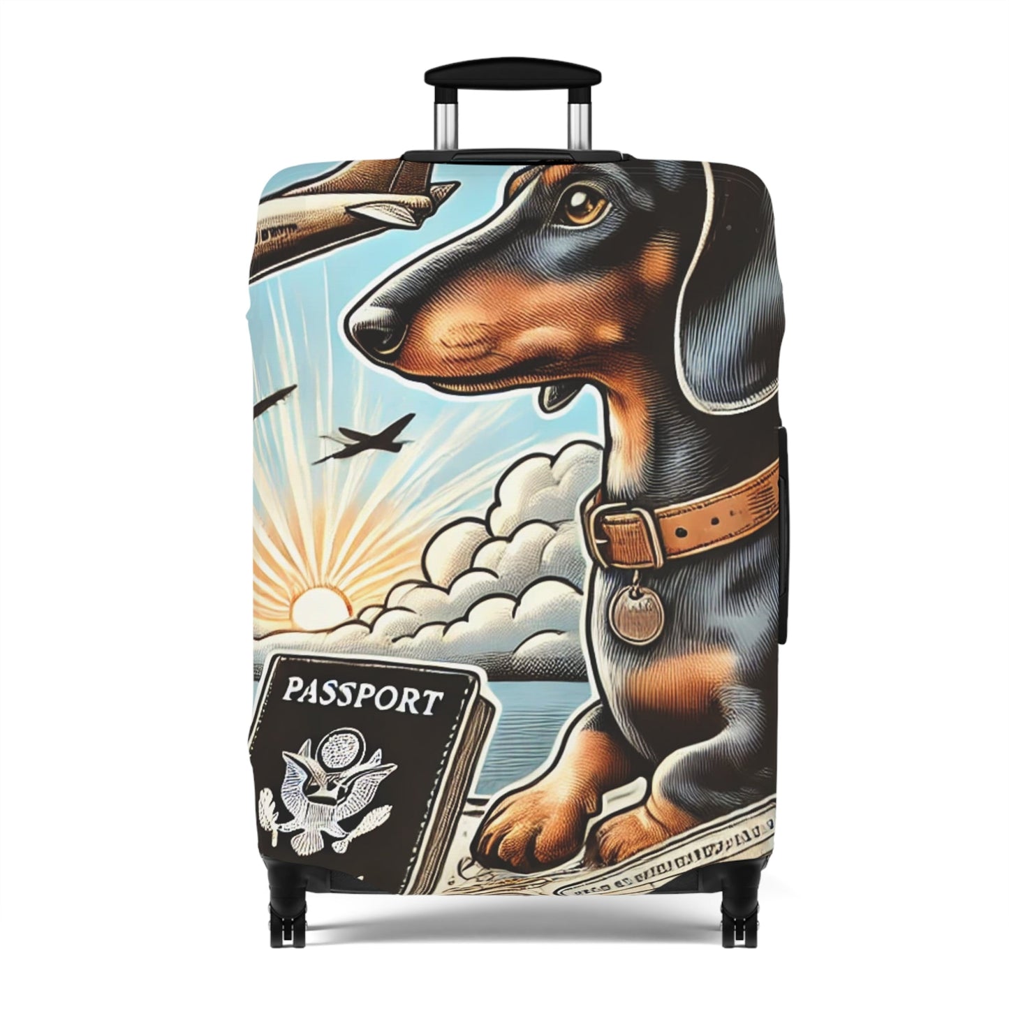 Dachshund Luggage Cover