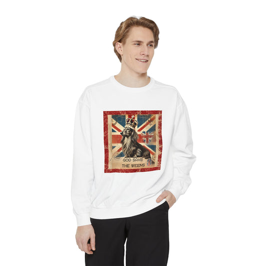 Vintage-Inspired Unisex Sweatshirt with 'God Save the Weens' Design, Cozy Gift for Dog Lovers, Great for Casual Outfits, Fun for [...]
