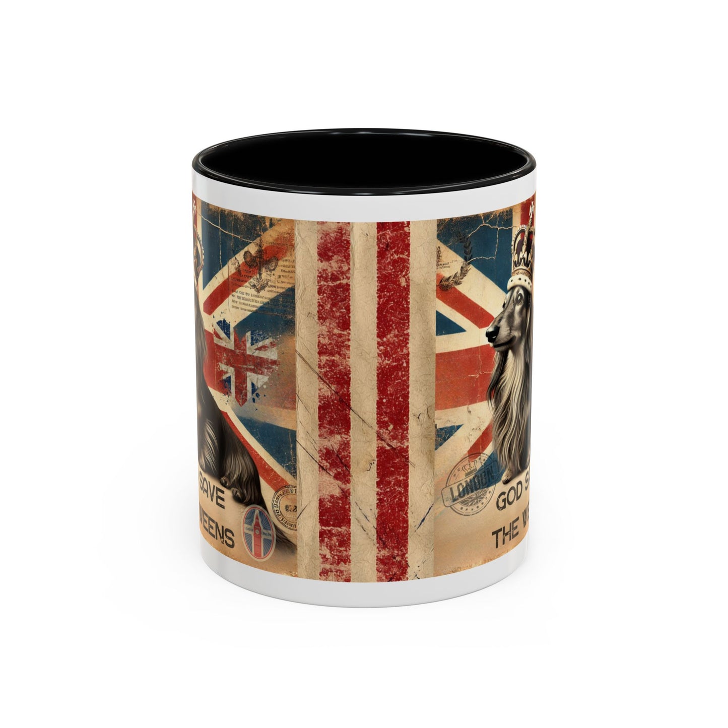 British Royalty Dog Mug Dachshund Coffee Cup Dog Lover Gift Cream Weiner Dog Pet Mug Birthday Present Weenie Dog Present Tea Cup