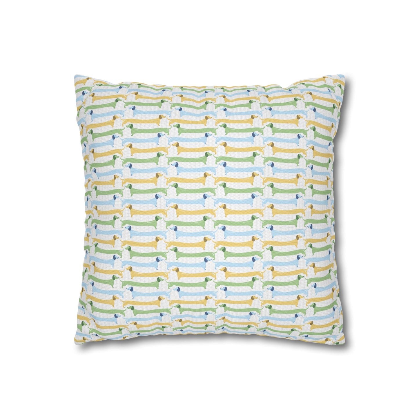 Square Pillowcase - Doxie in the Sun Design