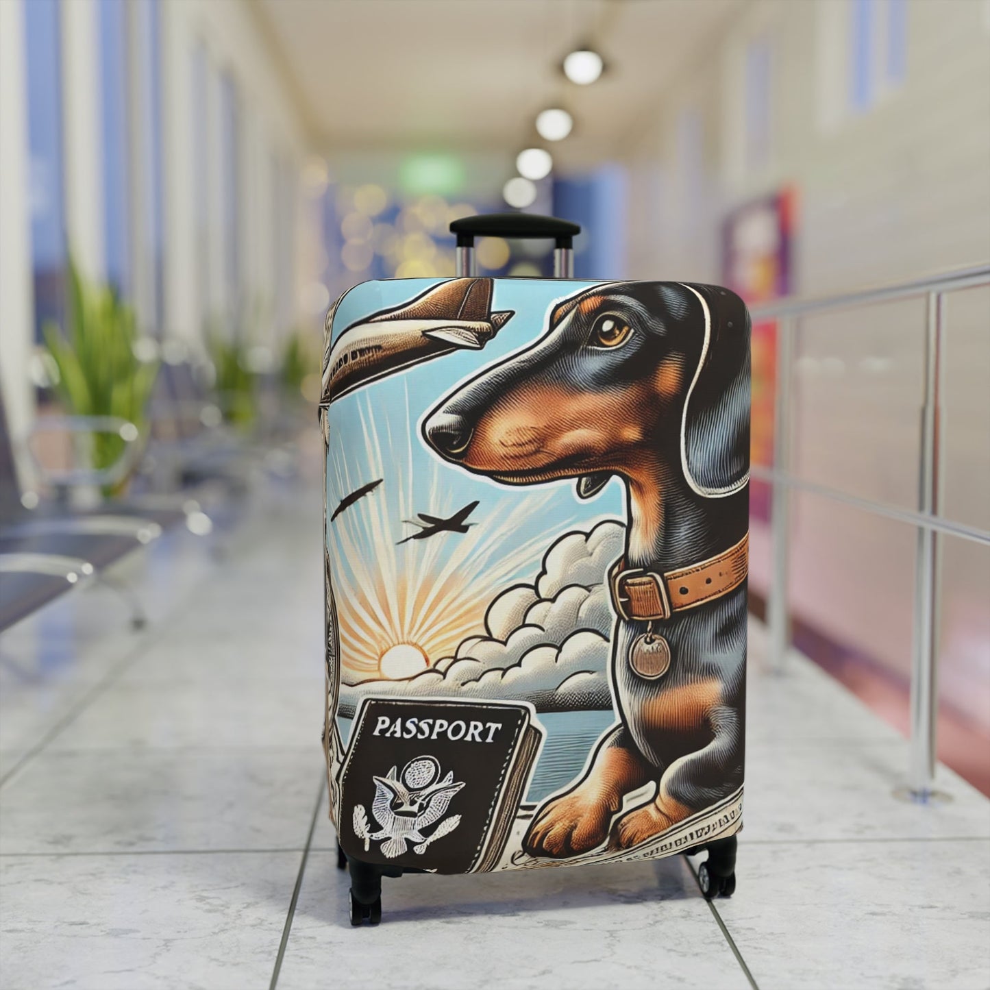 Dachshund Luggage Cover