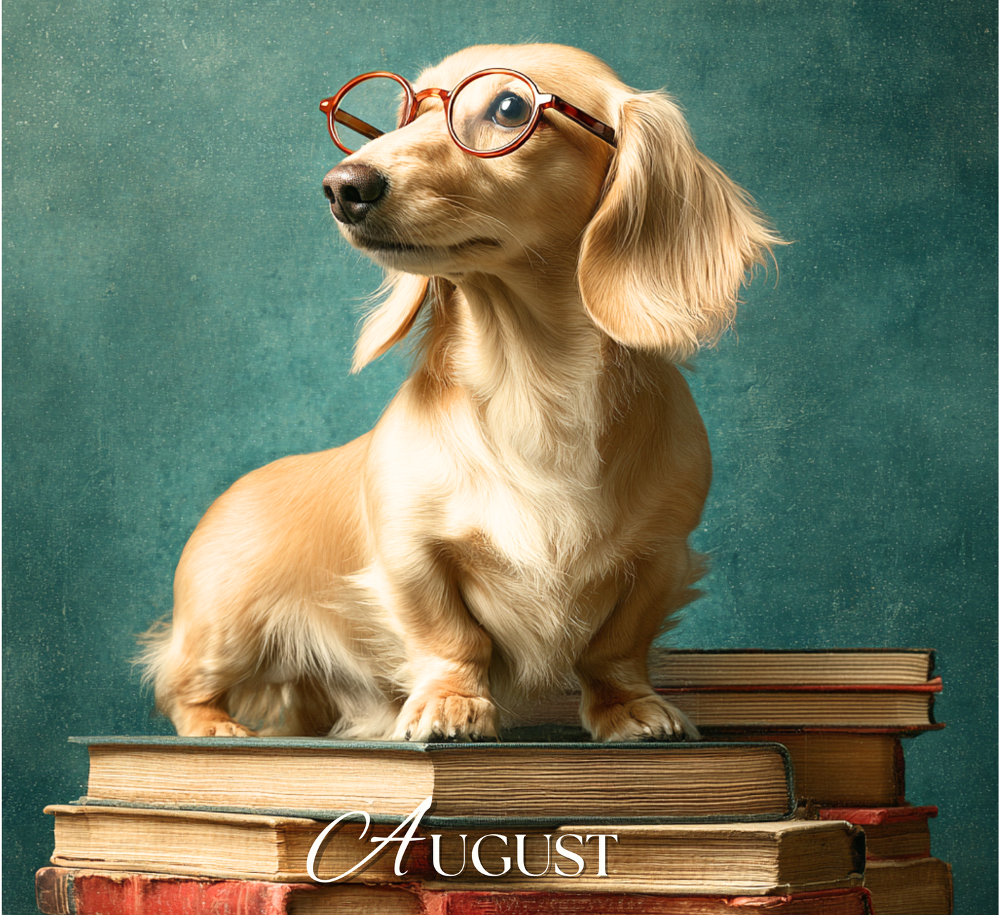 Dachshund Wall Calendar- doxie mom gift, dachshund calendar, dog mom calendar, gifts for dog mom, weiner dog calendar