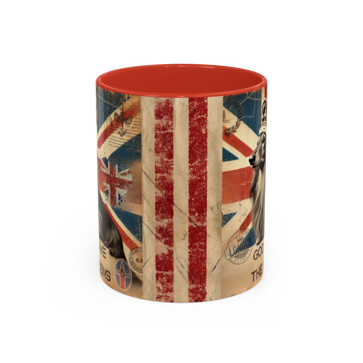 Dachshund Mug British Doxie Gift Weenie Dog Mom Coffee Cup Tea Dog Lovers Dog Dad Weiner Dog Coffee Mug Vintage Union Jack Gift Mug Dog Mom