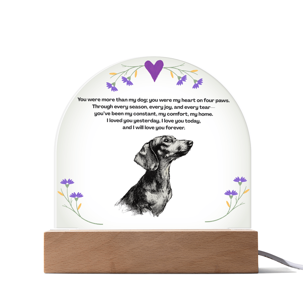 A Lasting Memorial  to Your Beloved Pet- Pet memorial, dog memorial, memorial plaque, dachshund pet memorial, remember pet, pet memorial sign