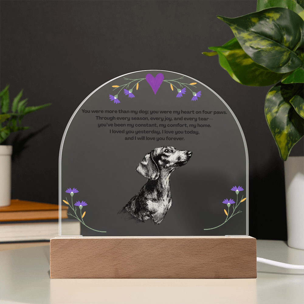 A Lasting Memorial  to Your Beloved Pet- Pet memorial, dog memorial, memorial plaque, dachshund pet memorial, remember pet, pet memorial sign