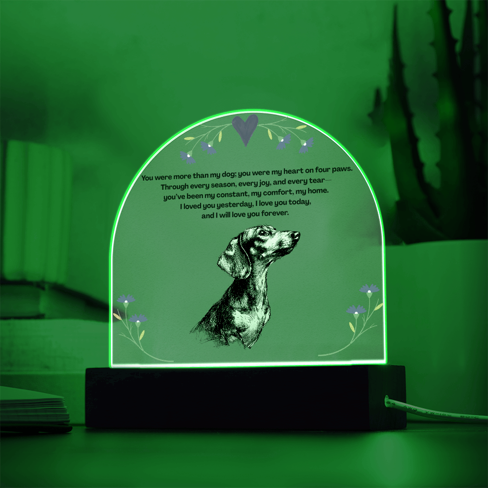 A Lasting Memorial  to Your Beloved Pet- Pet memorial, dog memorial, memorial plaque, dachshund pet memorial, remember pet, pet memorial sign