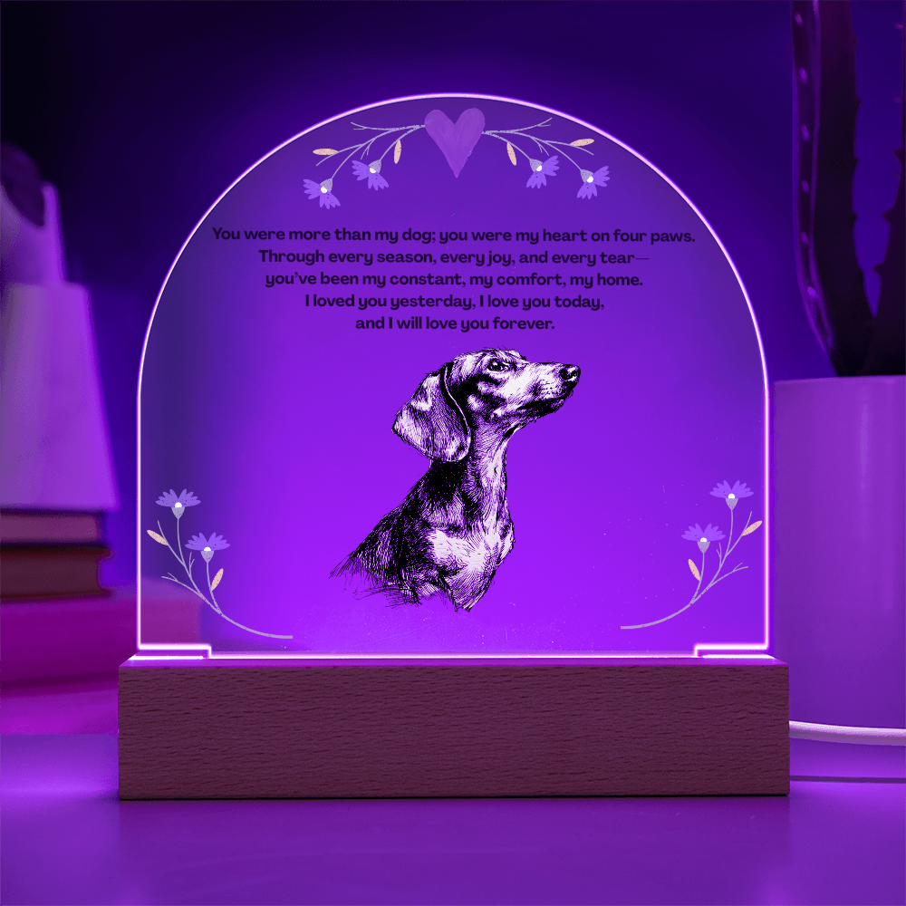 A Lasting Memorial  to Your Beloved Pet- Pet memorial, dog memorial, memorial plaque, dachshund pet memorial, remember pet, pet memorial sign