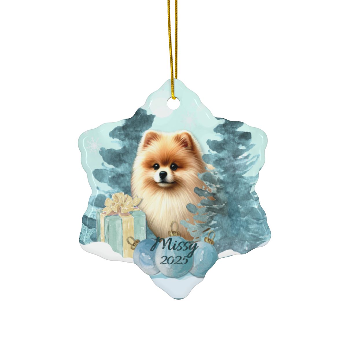 Personalized Pet Ornament Gift Pet Owner Custom Christmas Ornament Cute Dog Gift for Her Dog Lover Customized Holiday Decor Pet Memorial