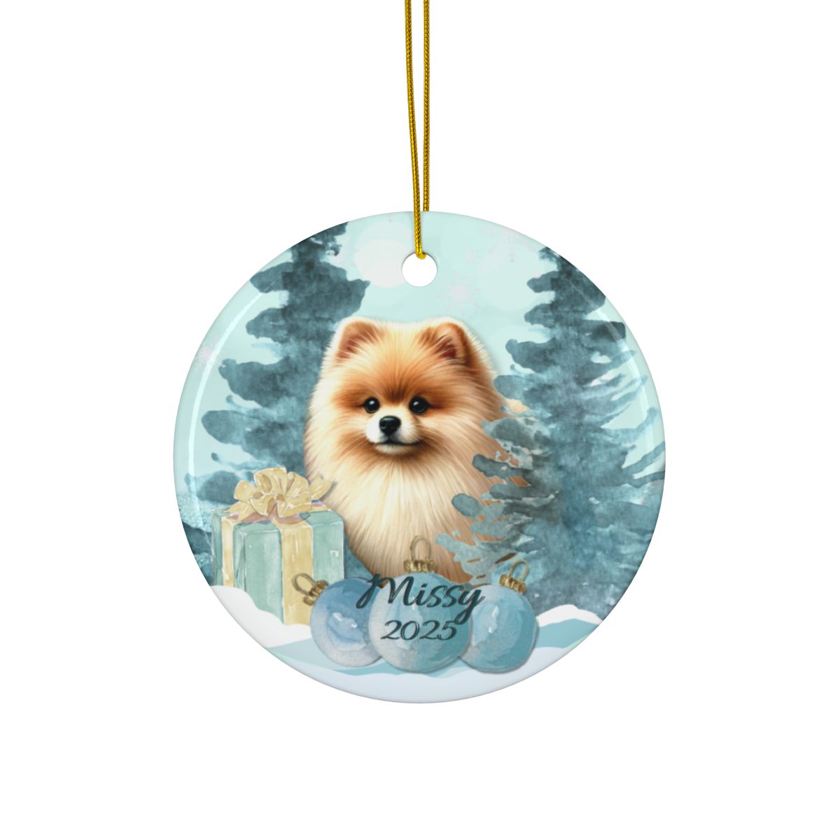 Personalized Pet Ornament Gift Pet Owner Custom Christmas Ornament Cute Dog Gift for Her Dog Lover Customized Holiday Decor Pet Memorial