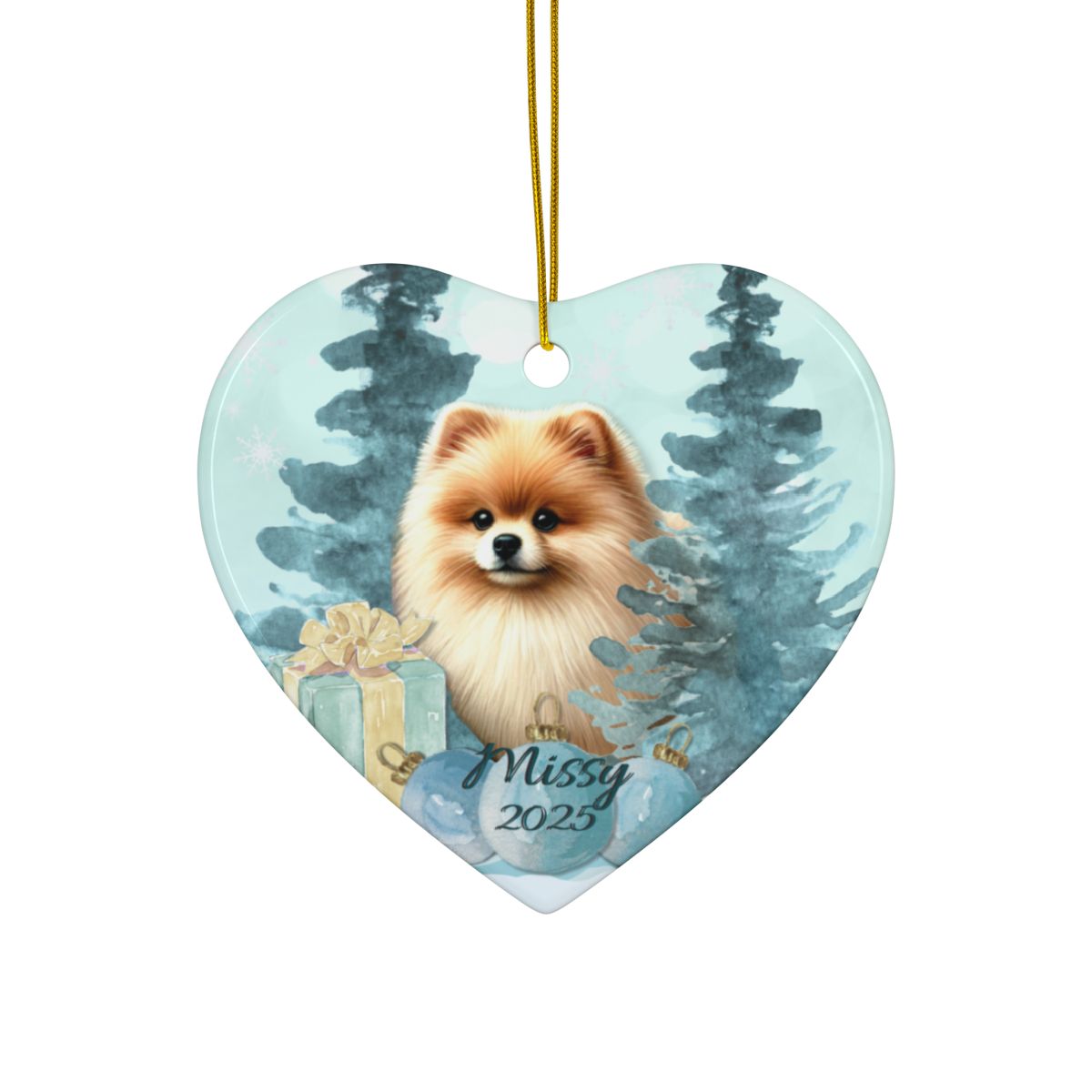 Personalized Pet Ornament Gift Pet Owner Custom Christmas Ornament Cute Dog Gift for Her Dog Lover Customized Holiday Decor Pet Memorial