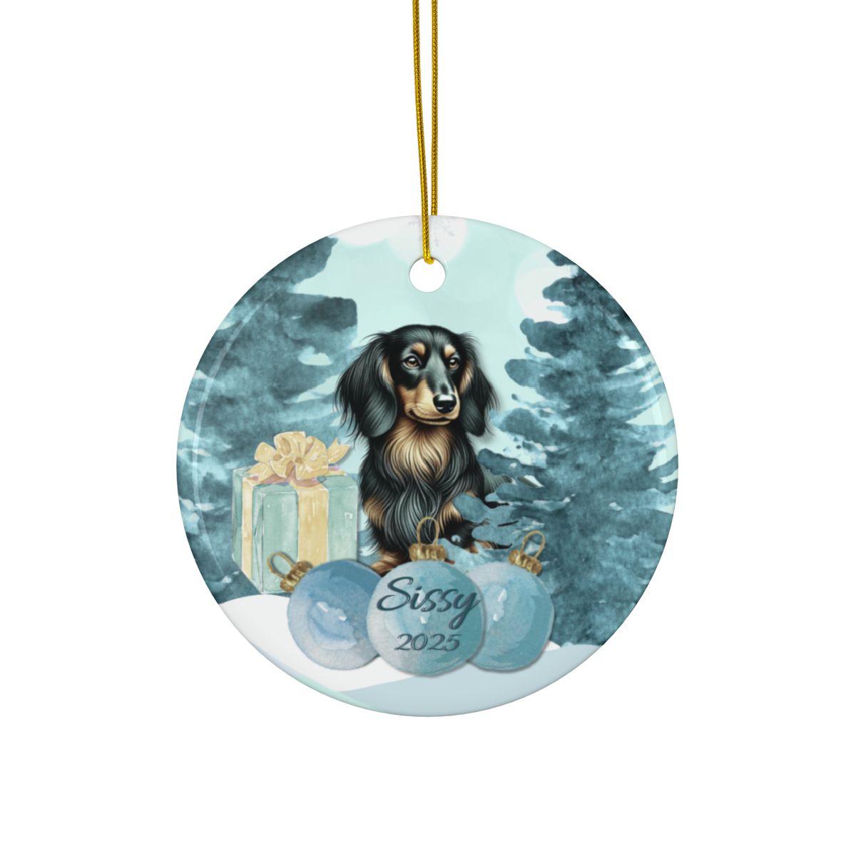 Personalized Pet Ornament Gift Pet Owner Custom Christmas Ornament Cute Dog Gift for Her Dog Lover Customized Holiday Decor Pet Memorial