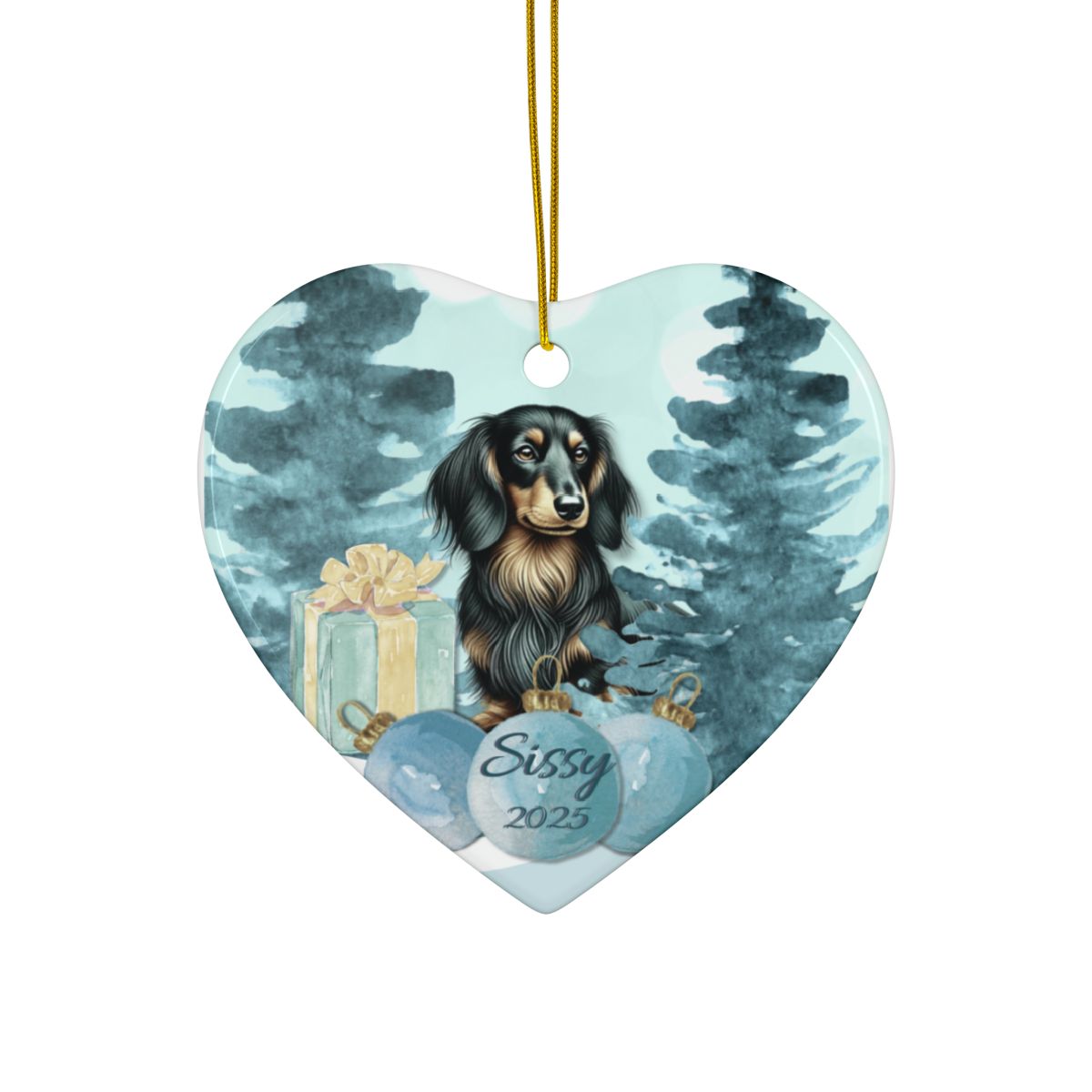 Personalized Pet Ornament Gift Pet Owner Custom Christmas Ornament Cute Dog Gift for Her Dog Lover Customized Holiday Decor Pet Memorial