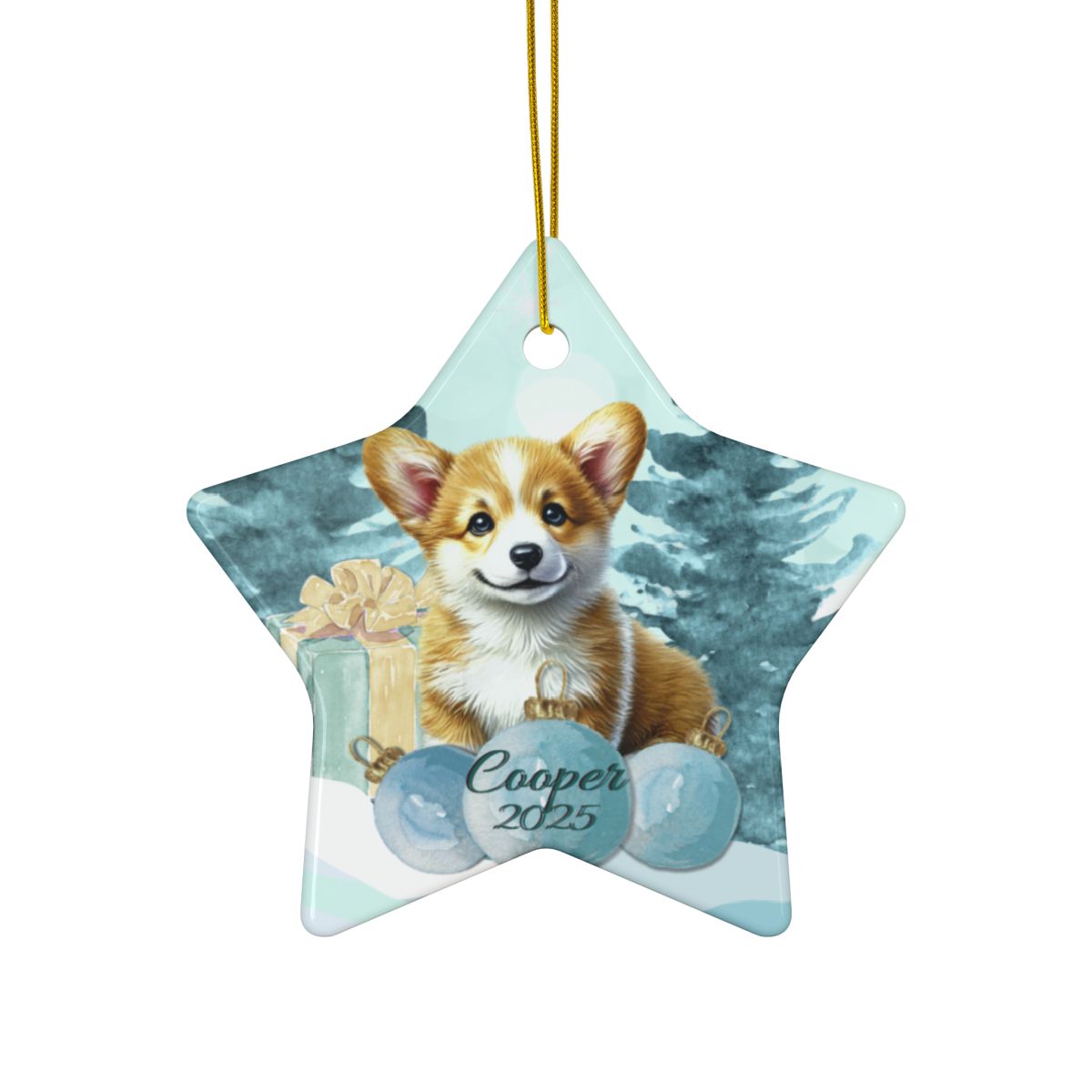 Personalized Pet Ornament Gift Pet Owner Custom Christmas Ornament Cute Dog Gift for Her Dog Lover Customized Holiday Decor Pet Memorial