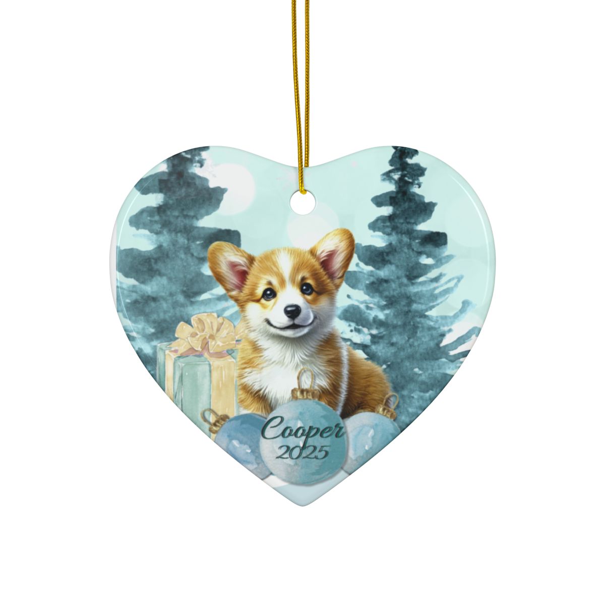 Personalized Pet Ornament Gift Pet Owner Custom Christmas Ornament Cute Dog Gift for Her Dog Lover Customized Holiday Decor Pet Memorial