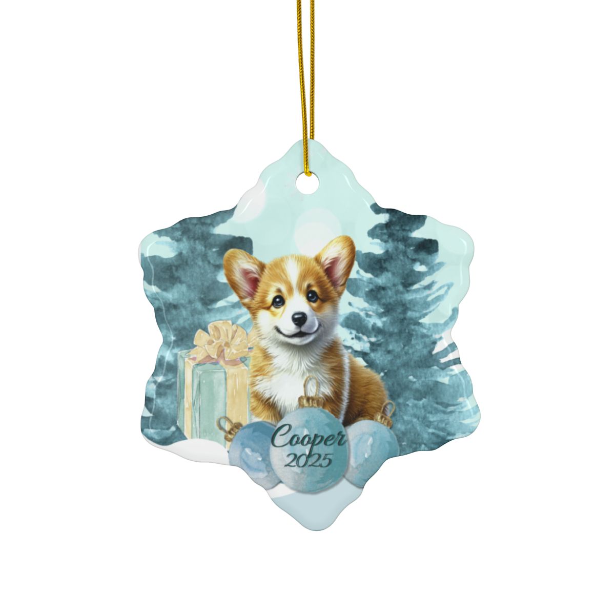 Personalized Pet Ornament Gift Pet Owner Custom Christmas Ornament Cute Dog Gift for Her Dog Lover Customized Holiday Decor Pet Memorial