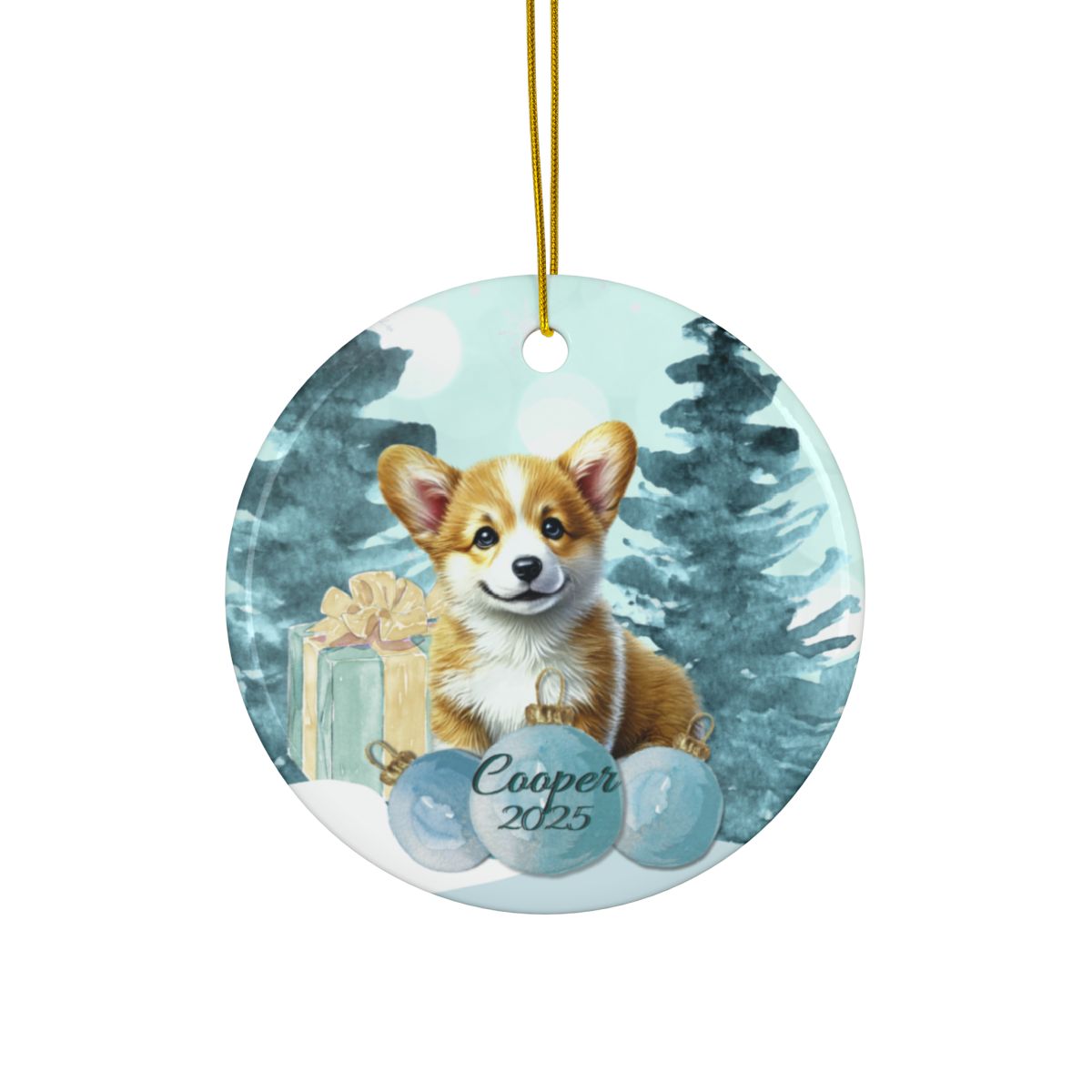 Personalized Pet Ornament Gift Pet Owner Custom Christmas Ornament Cute Dog Gift for Her Dog Lover Customized Holiday Decor Pet Memorial