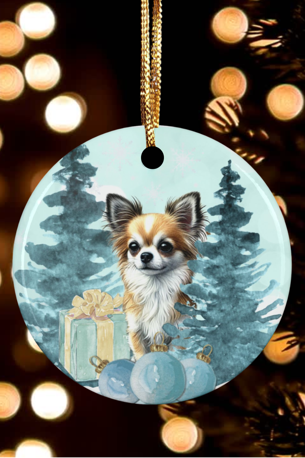 Personalized Pet Ornament Gift Pet Owner Custom Christmas Ornament Cute Dog Gift for Her Dog Lover Customized Holiday Decor Pet Memorial