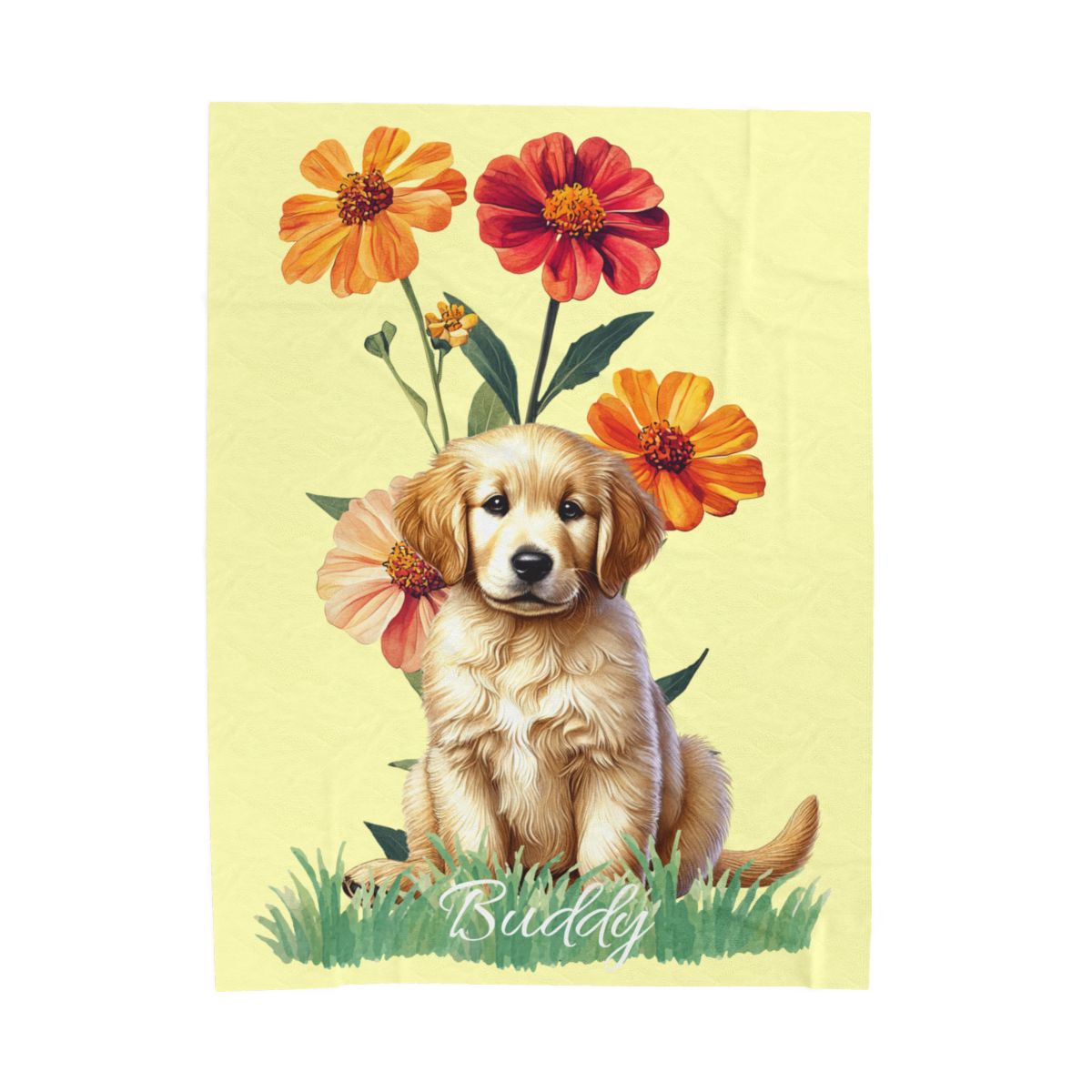 Custom Pet Blanket with Pet Name Other Breeds Choose Puppy Gift Personalized Pet Mom Gift Custom Pet Blanket Dog Name Customized Present