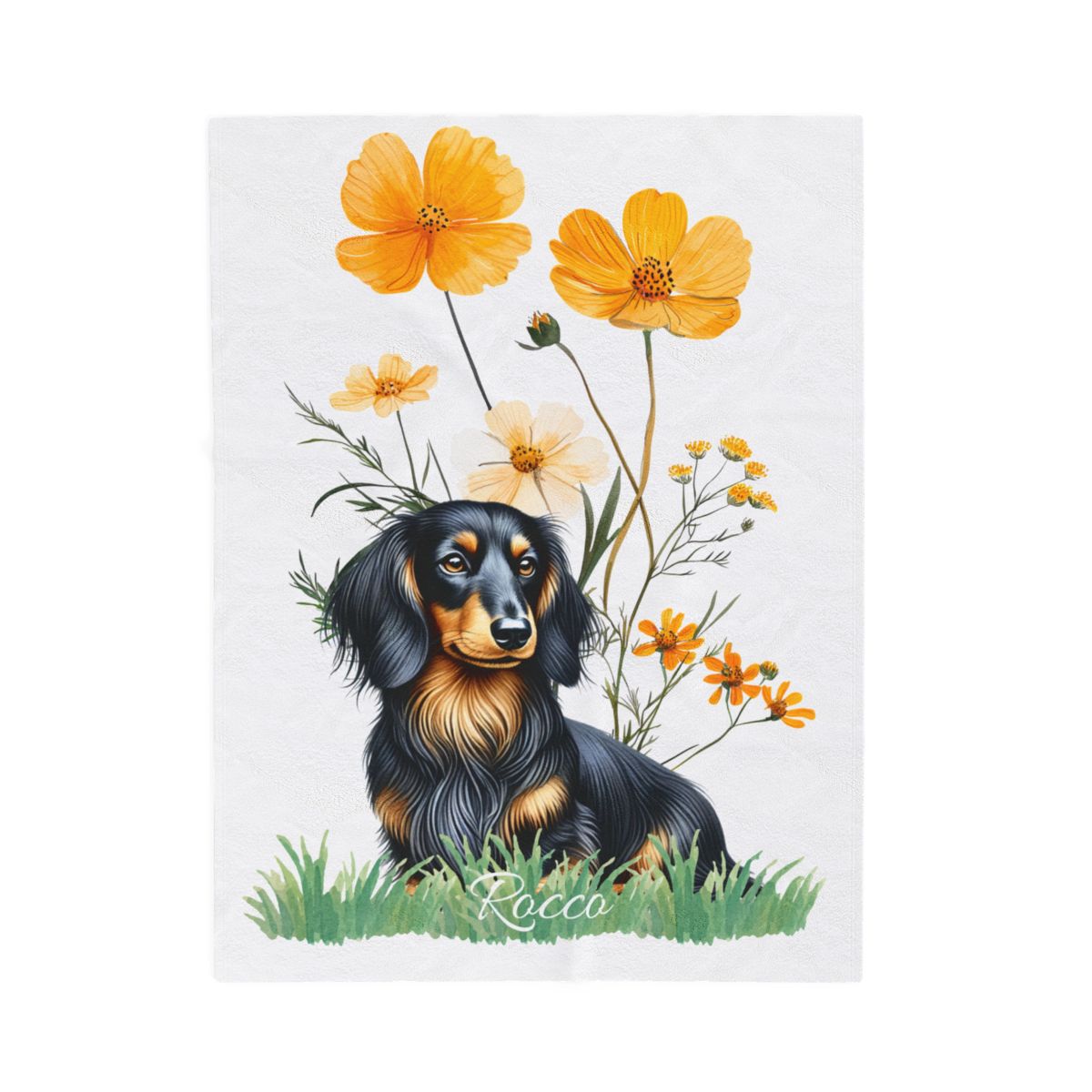 Custom Pet Blanket with Pet Name Other Breeds Choose Puppy Gift Personalized Pet Mom Gift Custom Pet Blanket Dog Name Customized Present